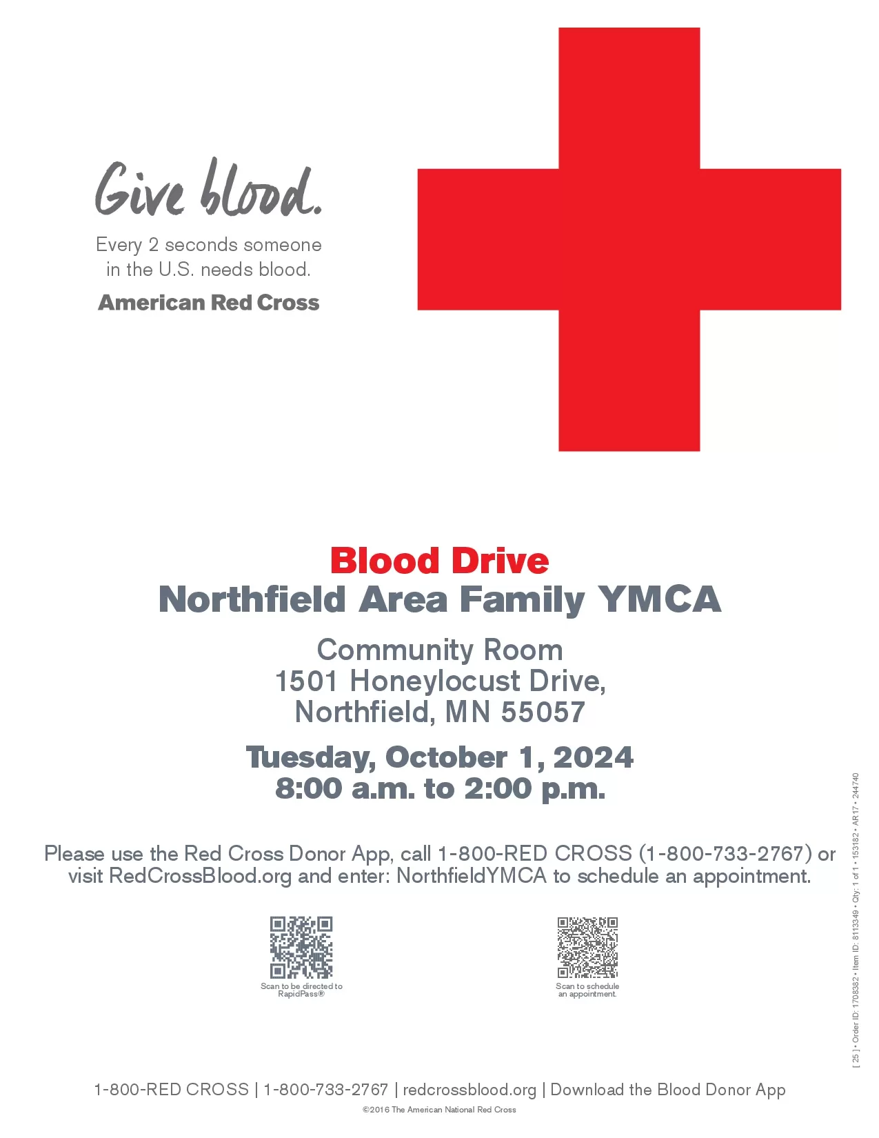 Blood Drive Flyer