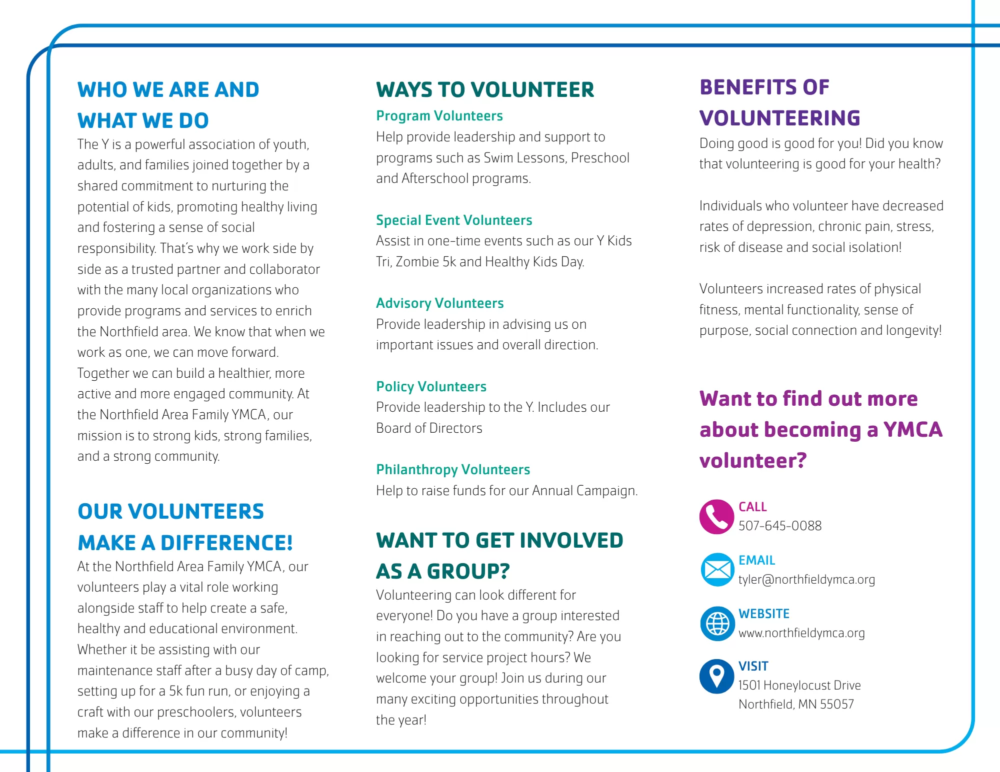 Volunteer Info