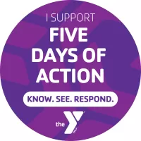 5 Days of Action small sticker